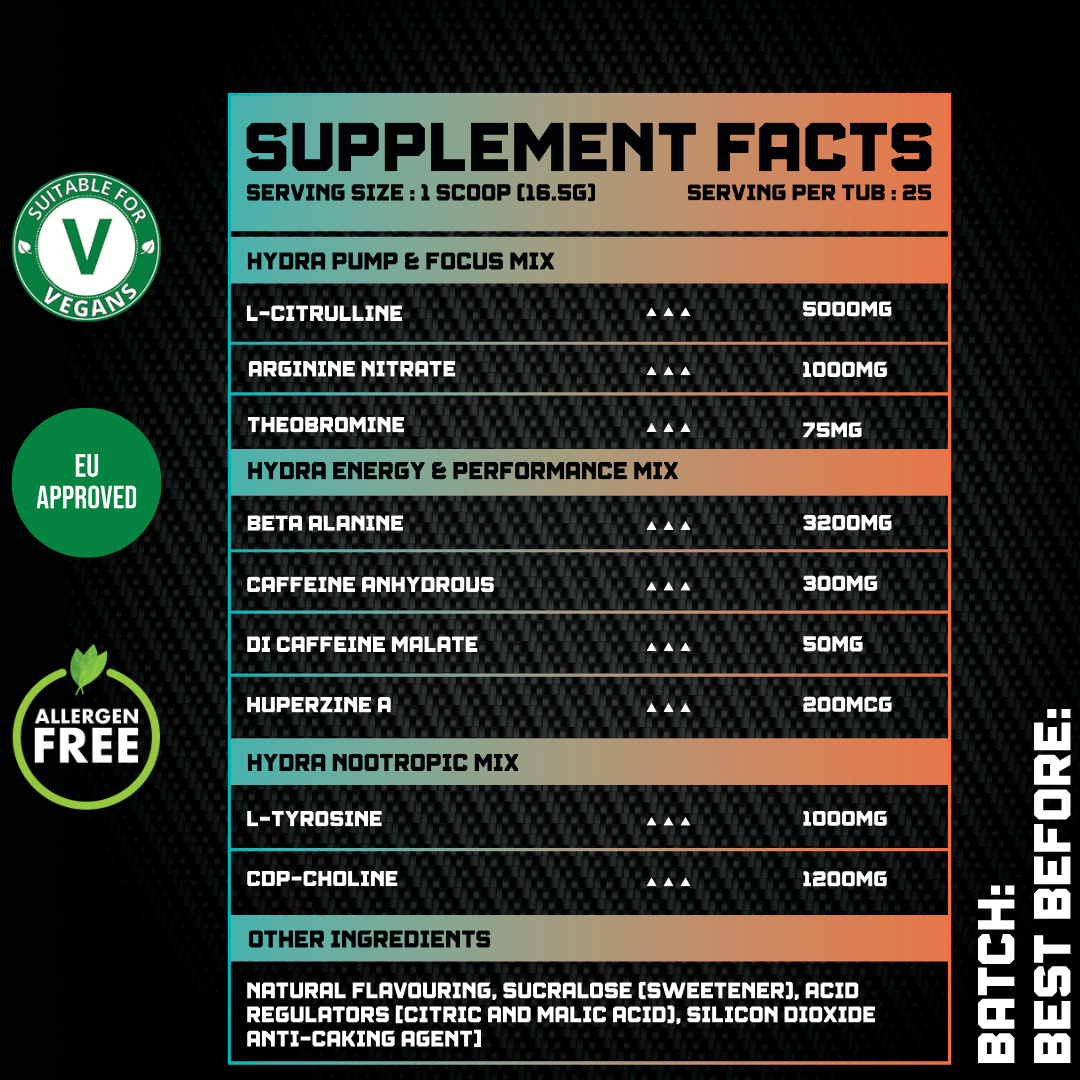 Hydra Dust Pre Workout