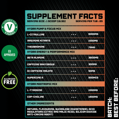 Hydra Dust Pre Workout